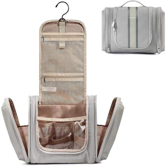 Hanging Toiletry Bag Travel Toiletry Organizer with hanging hook Water-resistant - Picture 1 of 6